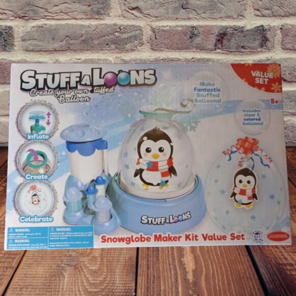 STUFFaLOONS Snowglobe Maker Kit Value Set Stuffed Balloon Maker Kit / Sealed - Picture 1 of 9